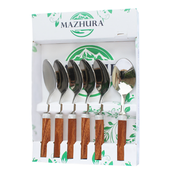 Набор ложек закусочных Wood walnut 18/C 18см mz506095