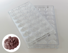 Форма для шоколада Тыква 35x29x16мм 1520 CW