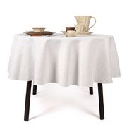 Скатерть с тефлоновой пропиткой Ажурные лепестки 160см NelumBlaTMantel-D160DAC