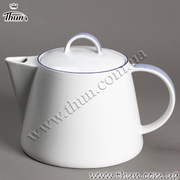 Чайник Tom Синяя кайма 1,3л - в интернет-магазине Мир посуды Чайник Tom Синяя кайма 1,3л - Мир посуды