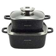 Набор посуды с прихватками KM-4434