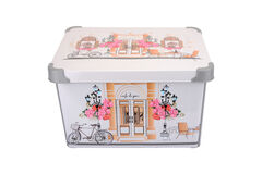 Кошик з кришкою Decor 16,5х23,5х35см 0647 CAFE 10л