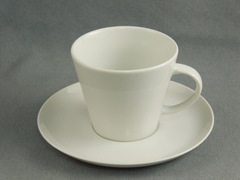 Набір чашок з блюдцями Tom Без декору 260мл