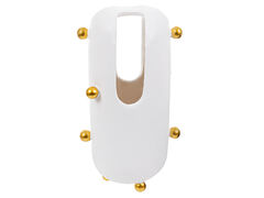 Ваза белая 30см 811-069 - в интернет-магазине Мир посуды Ваза белая 30см 811-069 - Мир посуды