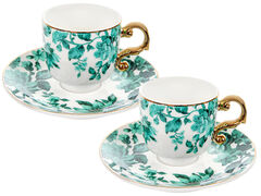 Набор кофейных чашек с блюдцами 100мл 925-056