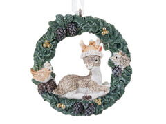 Ёлочная игрушка Новогодняя коллекция Сказочный олень 8см 192-188