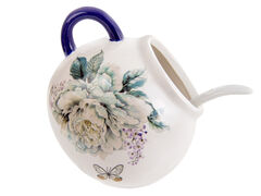 Сільничка з ложкою Флёр 10см 858-0086