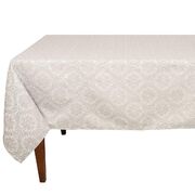 Скатертина з тефлоновим покриттям Срібні пелюстки 160х320см NelumGriTMantel-160x320DA