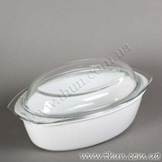 Гусятница овальная с крышкой Без декора 8132701 2,5л